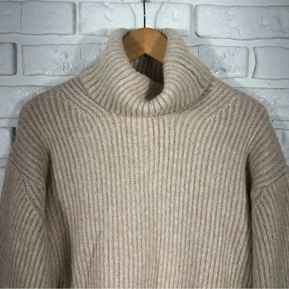 Lou & Grey LOFT Alpaca Blend Cowl Neck Size Small - Picture 6 of 8